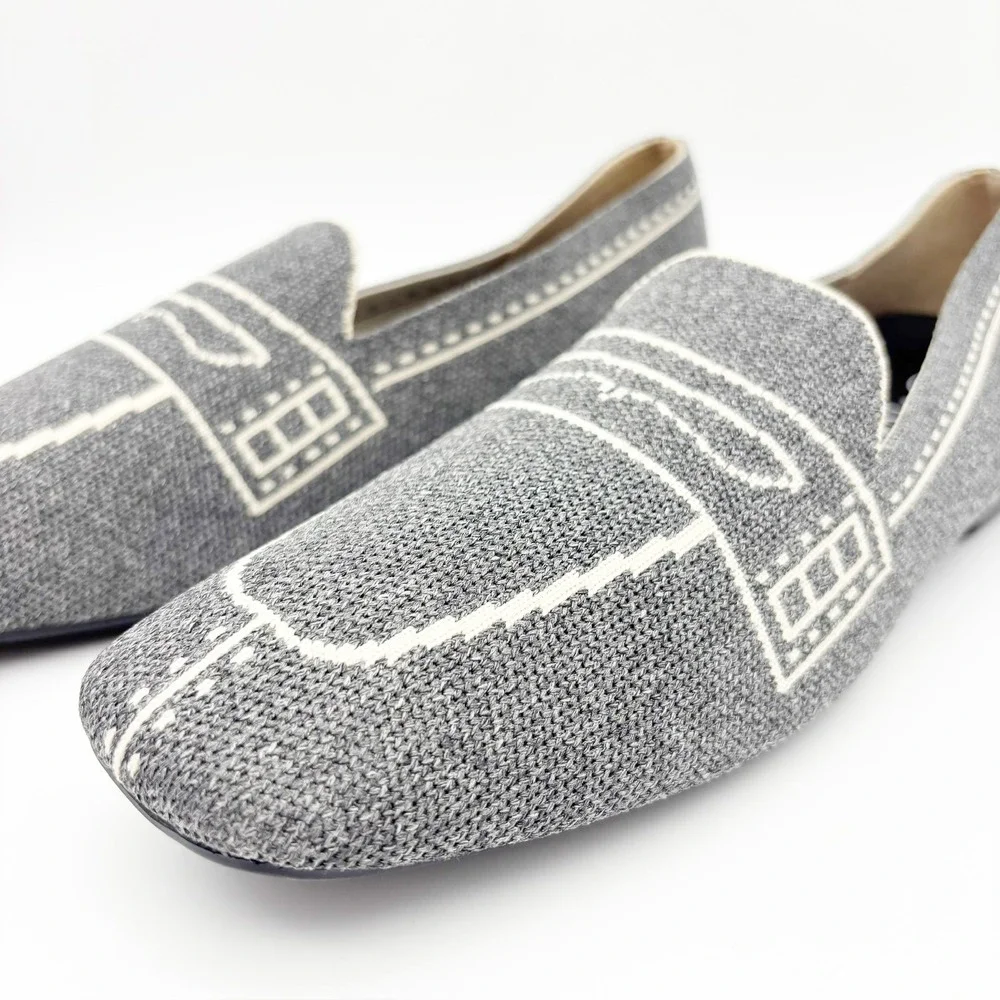 NWB Vivaia Sierra Slip On Washable Loafers in Gray Size 40 - Picture 7 of 16